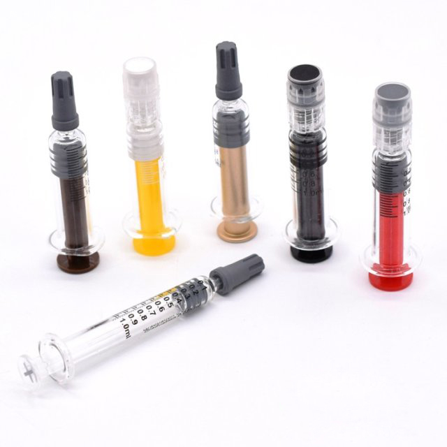 Oil Glass Syringe 1Ml 2.25Ml 3Ml 5Ml Luer Lock   