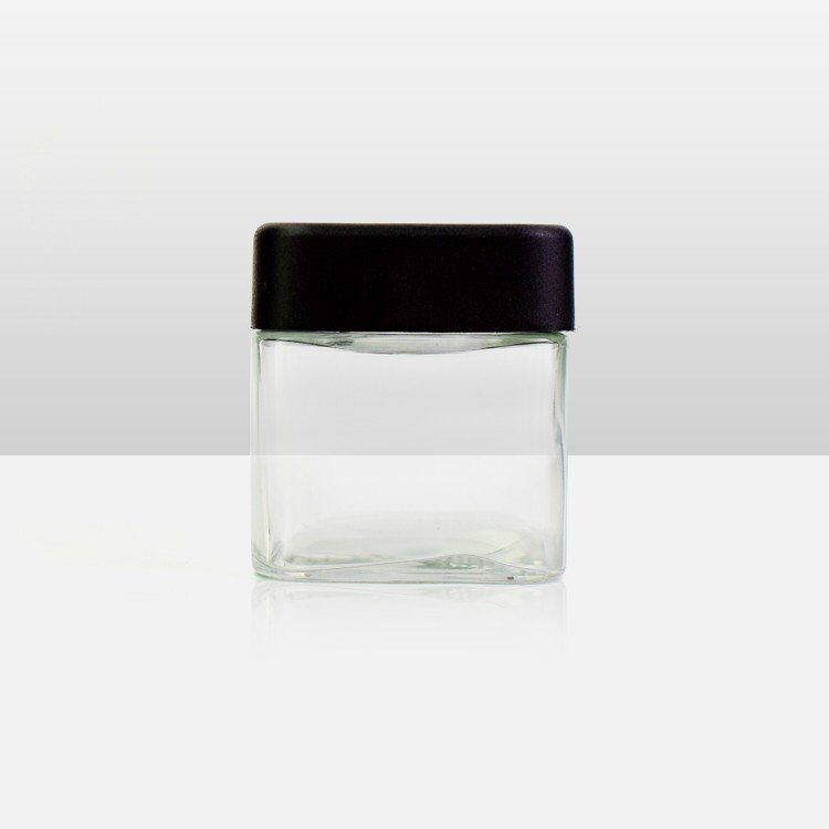 3Oz Square glass jar
