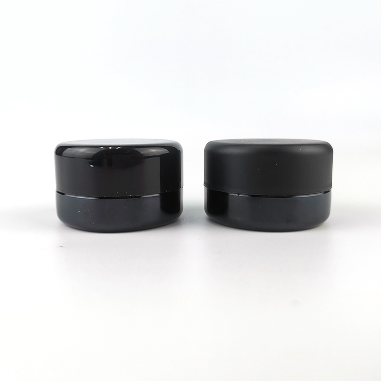 9ml New Black Round Concentrate Jar